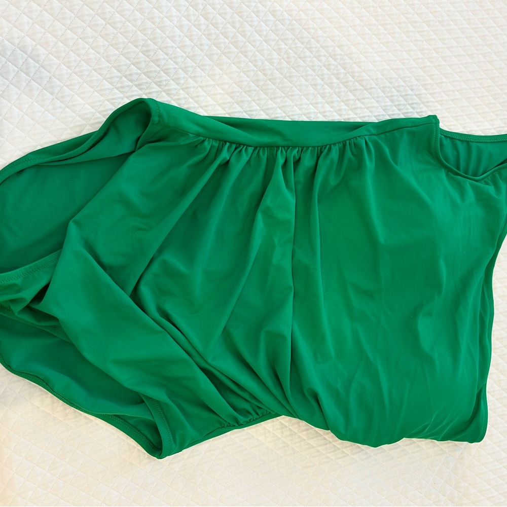 J. Crew Green One-Piece Swimsuit